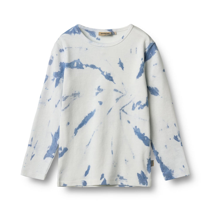 T-Shirt L/S Stig (2151-028)-Blue Tie Dye