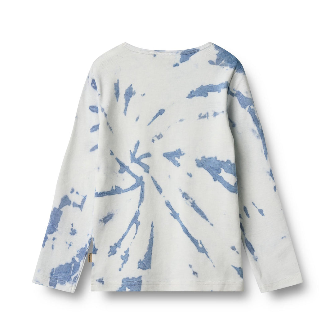 T-Shirt L/S Stig (2151-028)-Blue Tie Dye