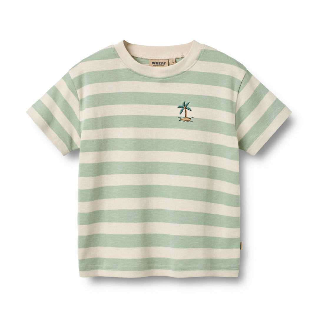 T-shirt S/S Liam 2172-108S  MINT STRIPE