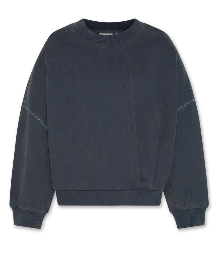 1150335 LYS SWEATER SQUARE COSY - DARK SLATE