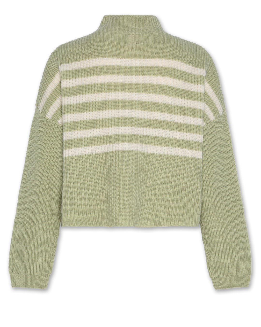 1255640 JUICY MOCK-NECK - GREEN GREY