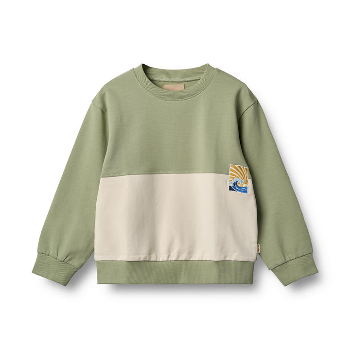 Sweatshirt Steff (2352-673)-Green Tea