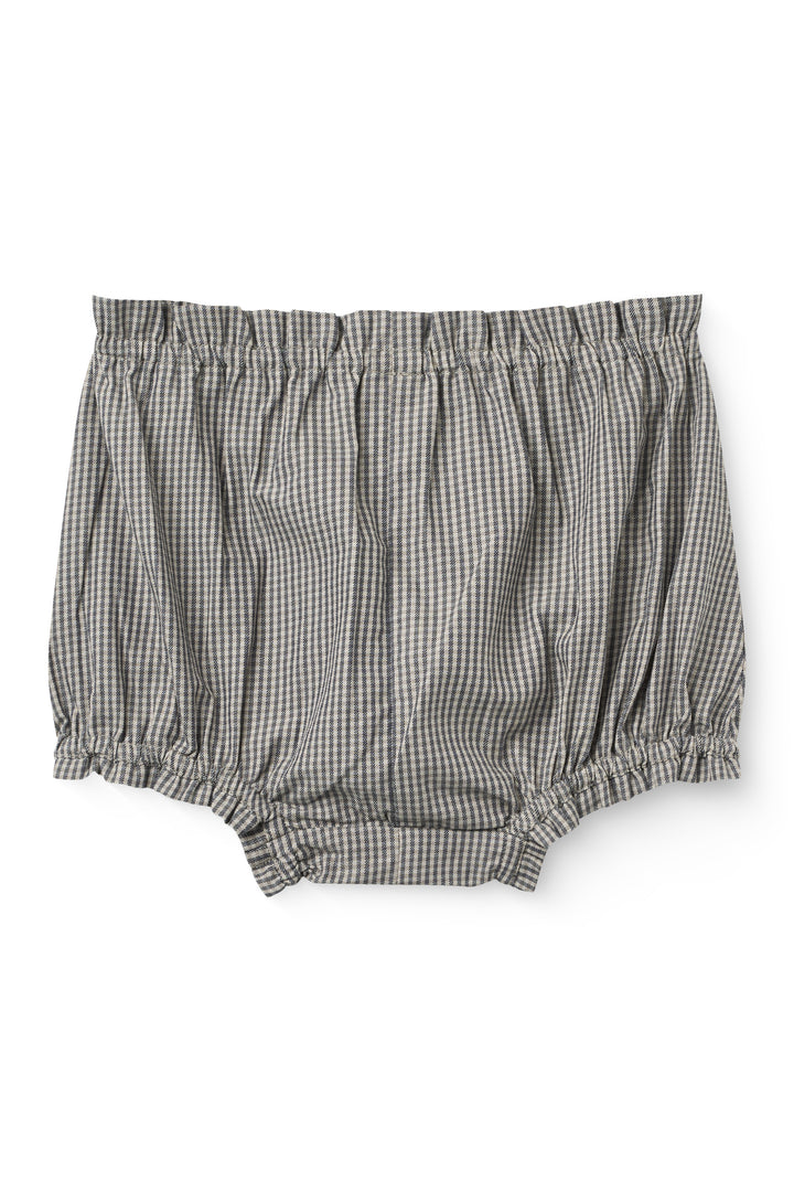241-220-306-1 CHECK BABY SET W. EMBROIDERY - GREY CHECK COMB