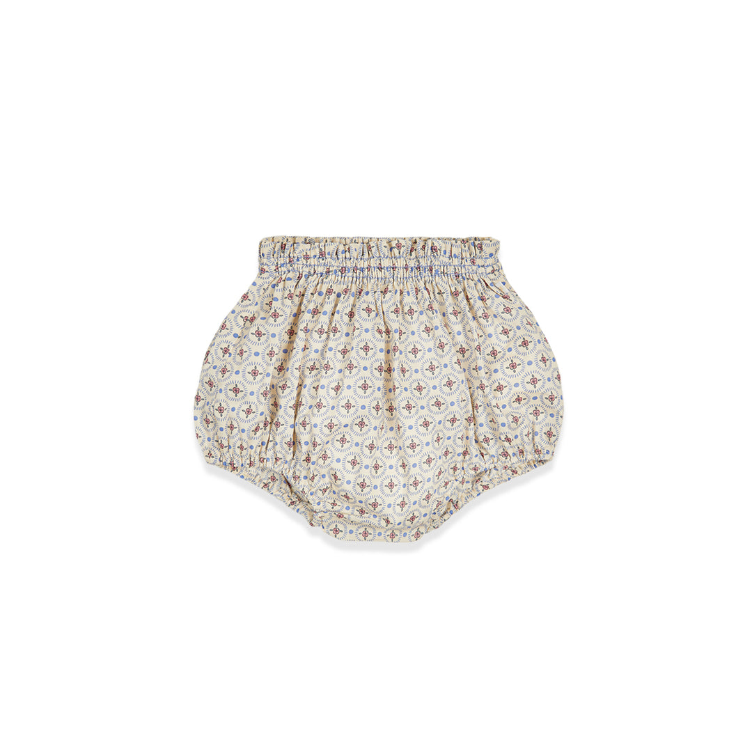 BNU24S45076-Beige BABY)Blooming Frill Bloomer