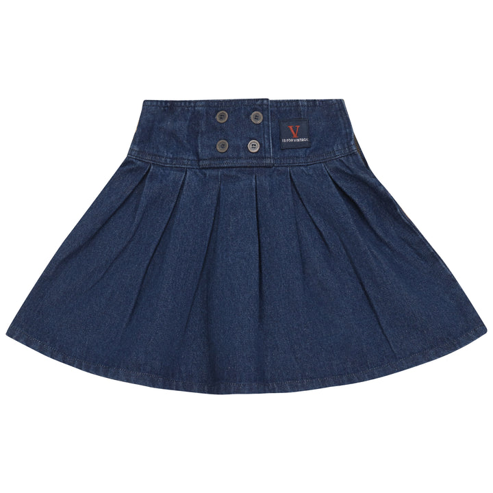2500BL-GIRL skirt-DENIM BLUE