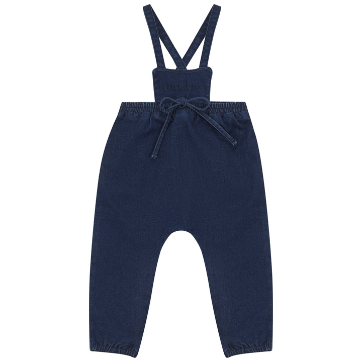 2503BL-BB GIRL ROMPER-DENIM BLUE