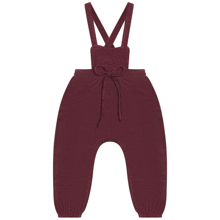 2503CR-BB GIRL ROMPER-CRANBERRY