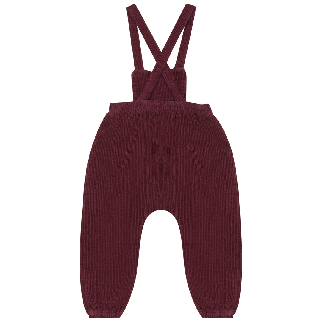 2503CR-BB GIRL ROMPER-CRANBERRY