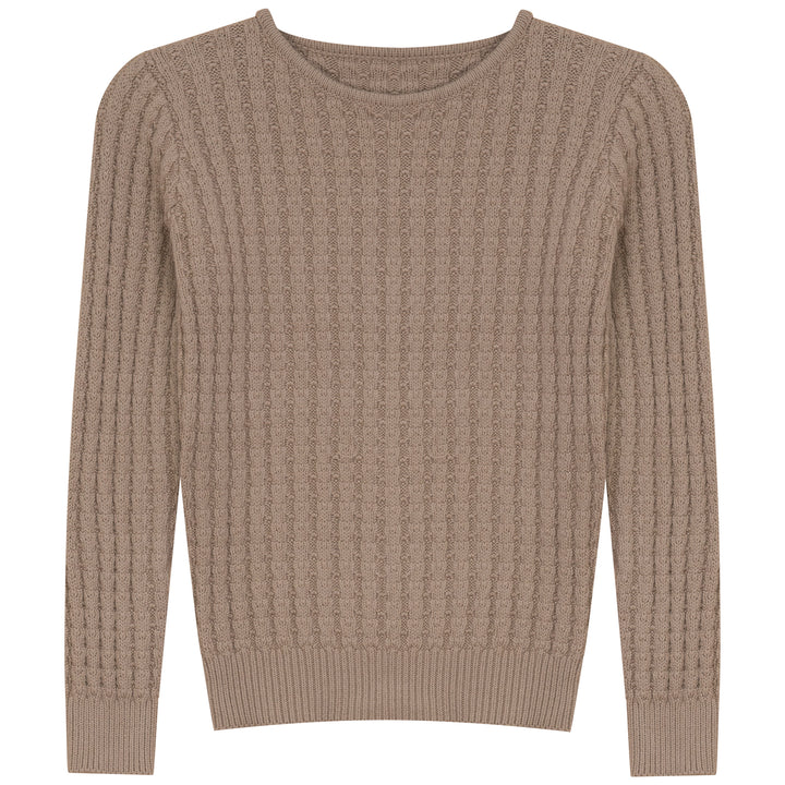 2509CA-TODDLER SWEATER-CAMEL