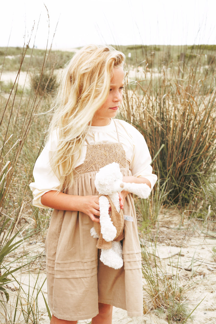 2519CR-GIRL SHIRT-CREAM