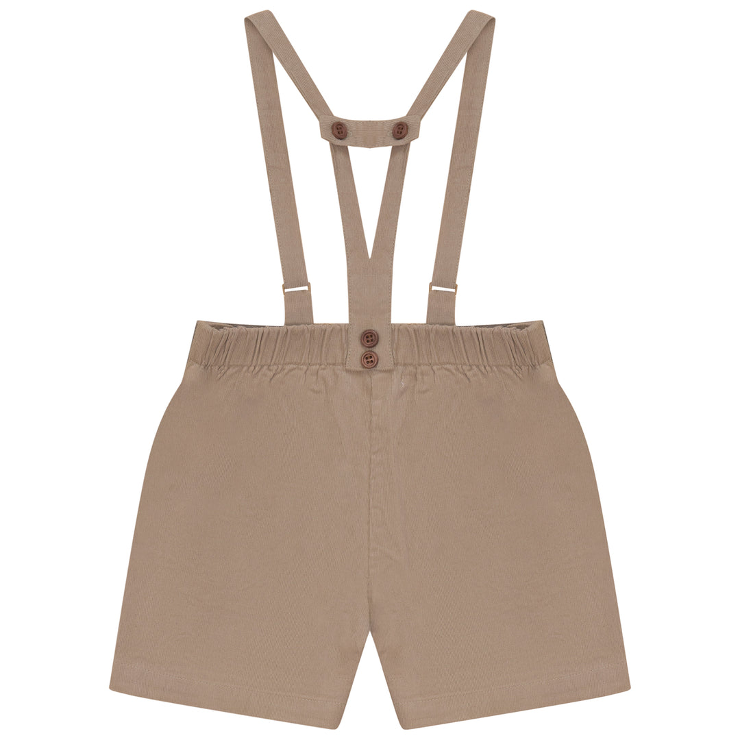2514CA-BOY CORDUROY SHORTS-CAMEL