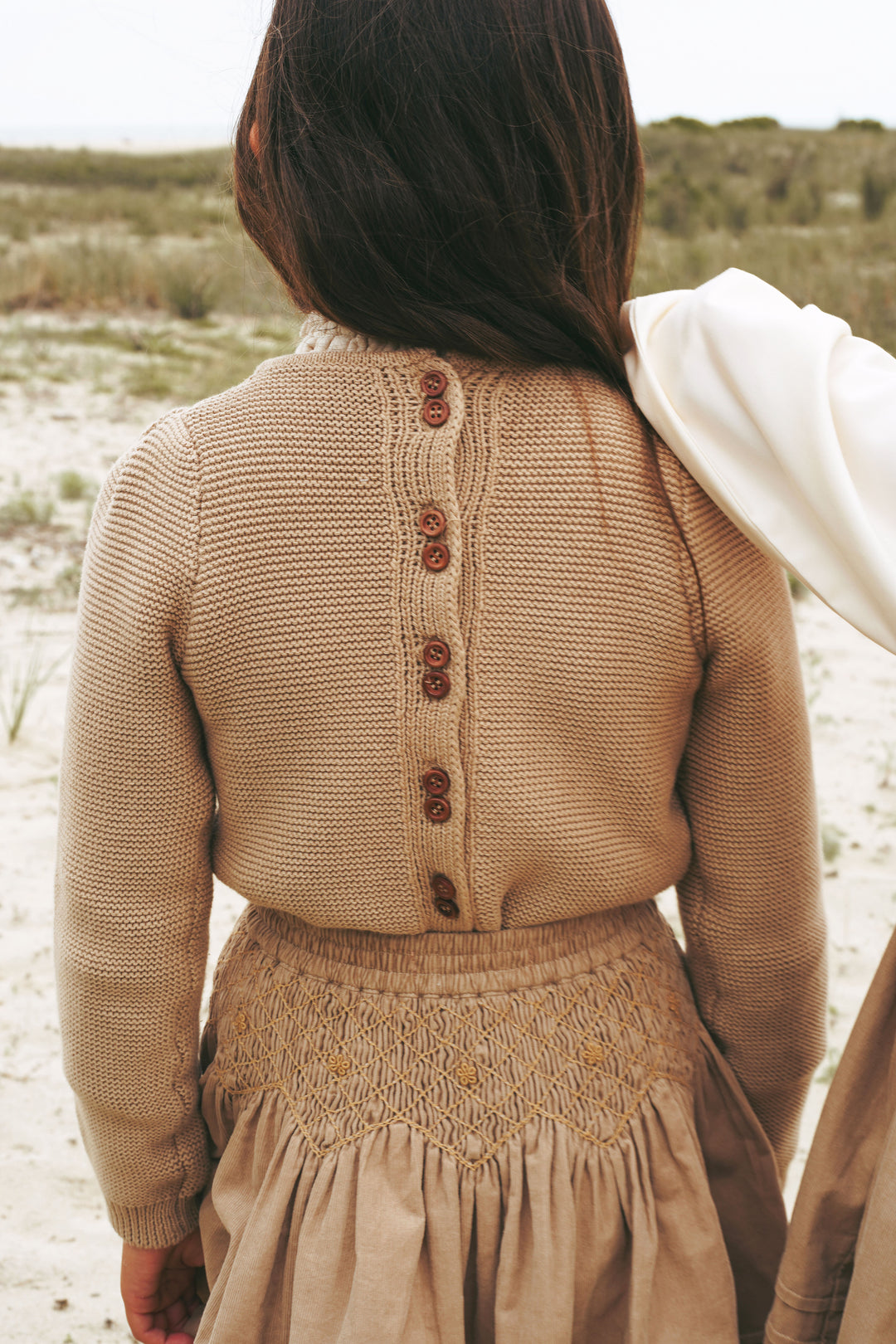 2516CA-GIRL SWEATER-CAMEL