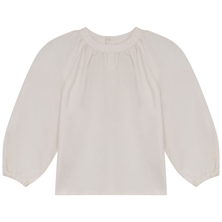 2519CR-GIRL SHIRT-CREAM