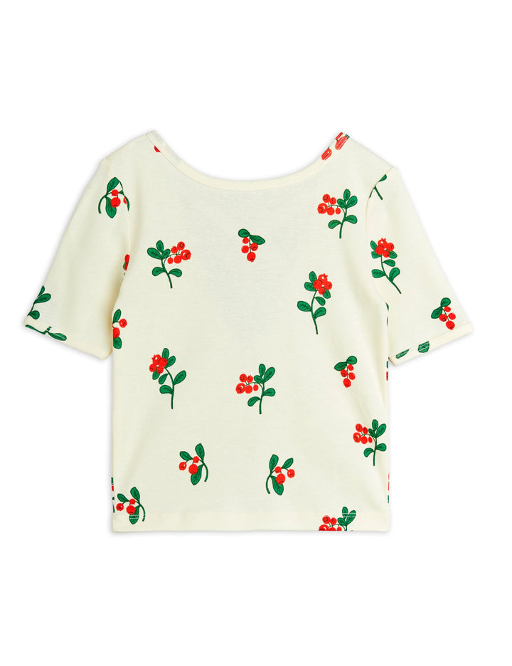 LINGONBERRIES AOP BALLET SS TEE-Off White