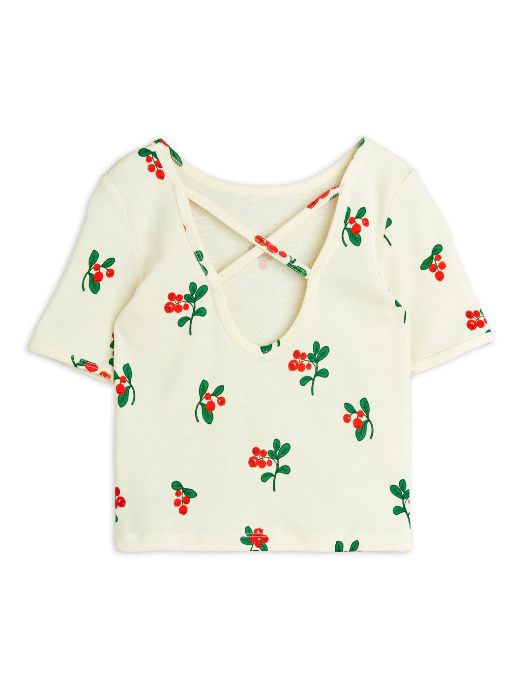 LINGONBERRIES AOP BALLET SS TEE-Off White