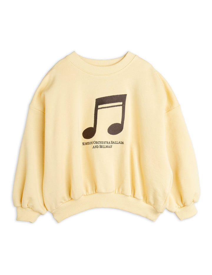 NOTE EMB SWEATSHIRT-Yellow