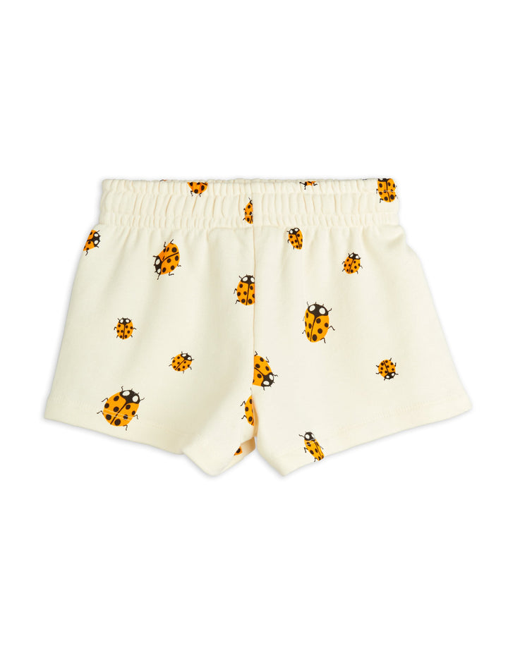 LADYBUGS AOP SWEATSHORTS-Off White