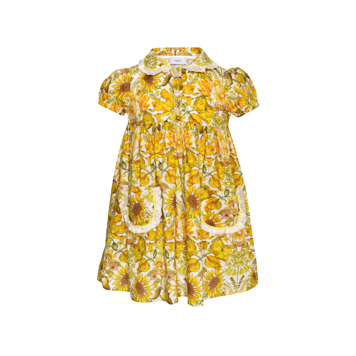 Cotton Dress Sunflower-Yellow