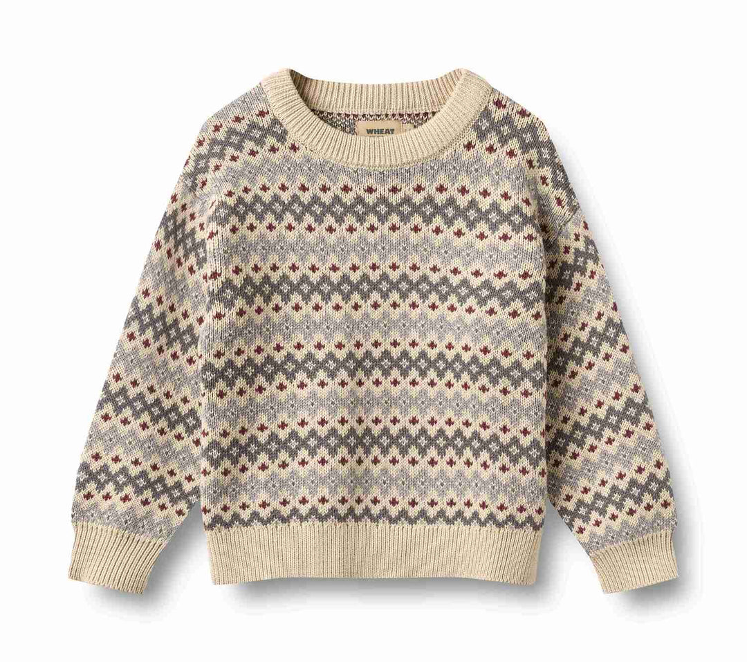 2531-560 JACQUARD PULLOVER HARLOW - FLINT