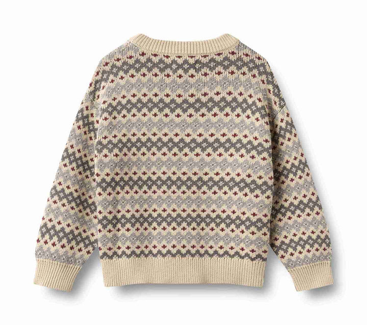 2531-560 JACQUARD PULLOVER HARLOW - FLINT