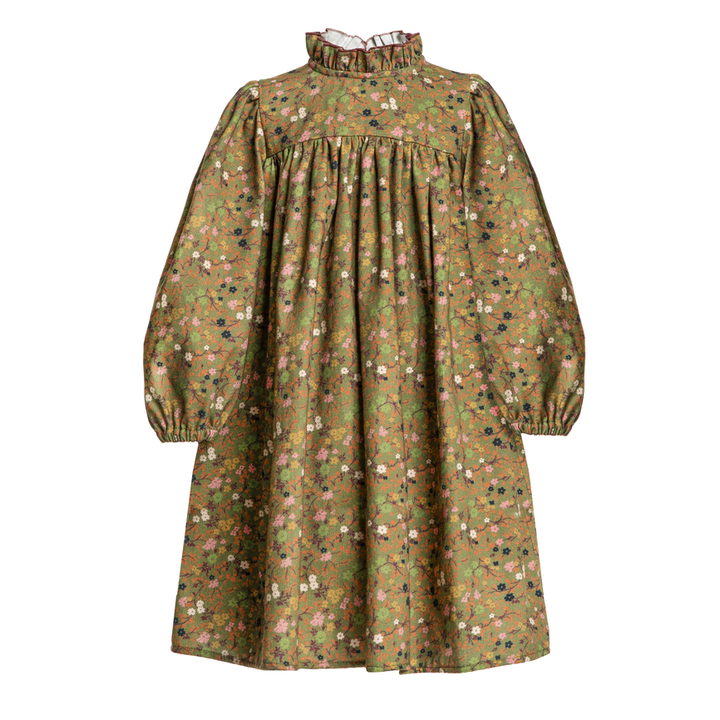 Special Edition Corduroy Dress Fiorella Cover Knee-Green