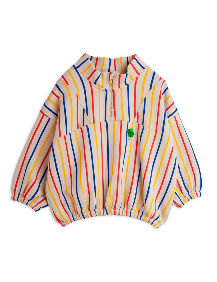 Clover emb half zip sweatshirt-Limited stock