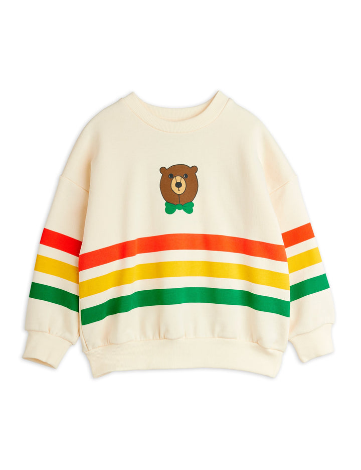 Bear stripe sweatshirt-