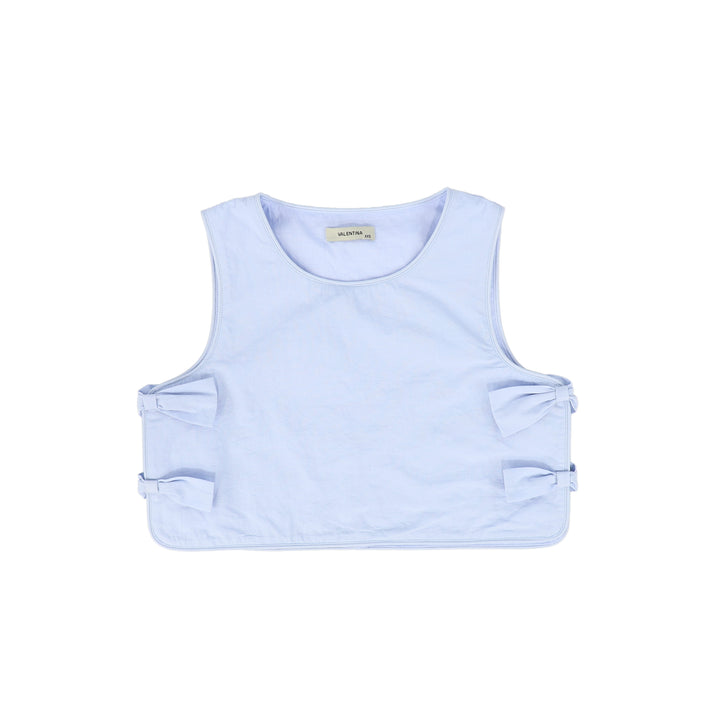 C-25814-Side Bow Vest Light Blue