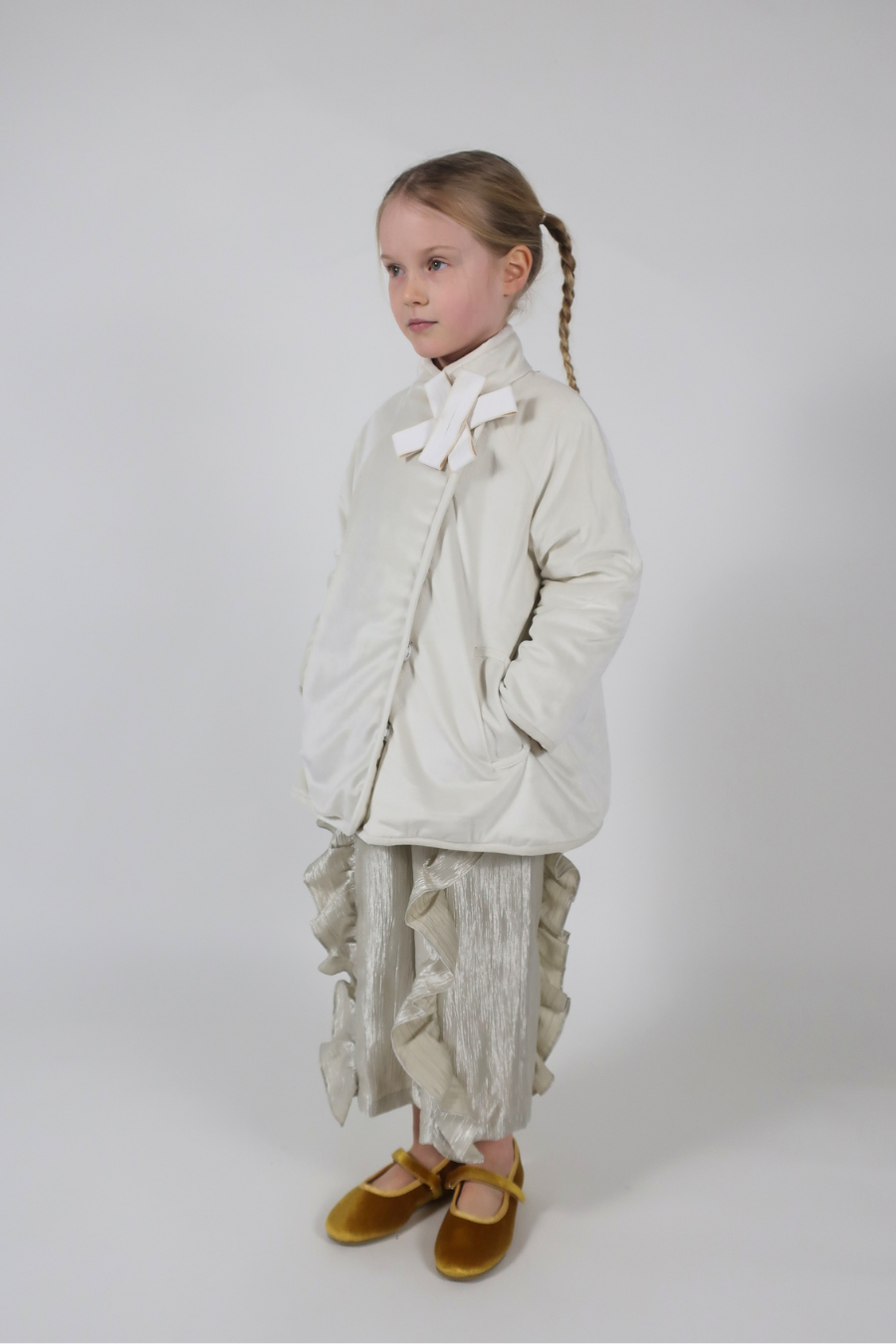 FW26-CT51S LUNA SWING COAT - IVORY