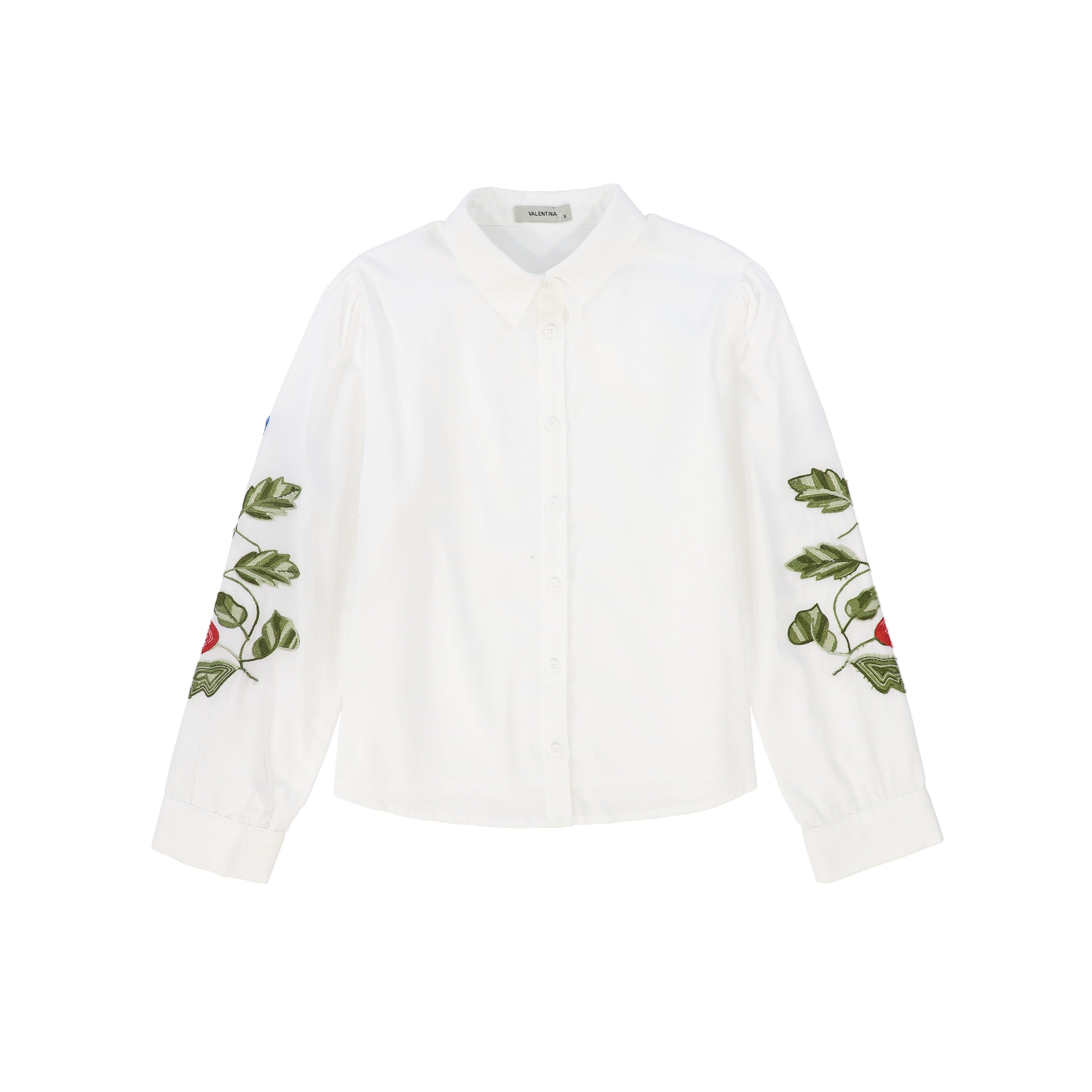 C-26013-Linen Embroidered Blouse White – whoopikids