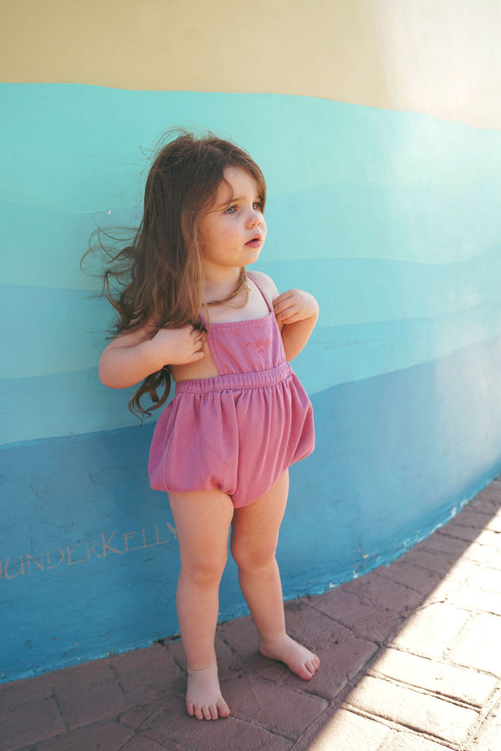 PREORDER 2606-BB GIRL NAUTICAL ROMPER-PINK