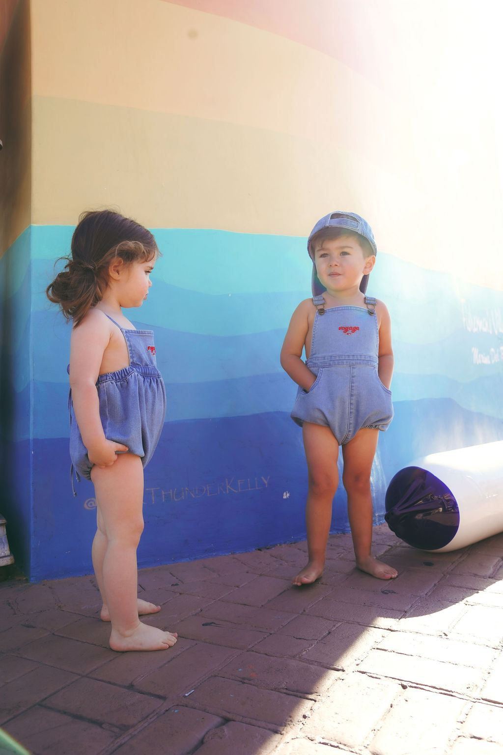 PREORDER 2607-BB BOY NAUTICAL ROMPER-DENIM BLUE