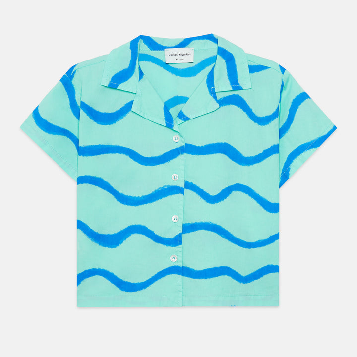 26186 Waves S/L Shirt - Mint