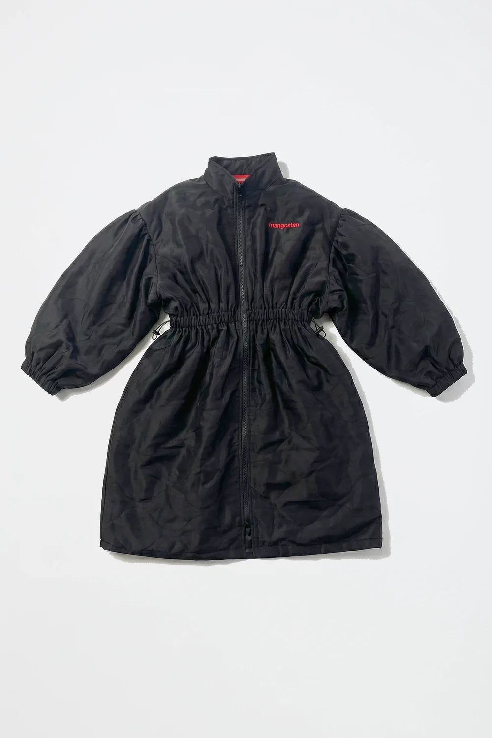 26201320 NYLON QUILTED DRESS BLACK