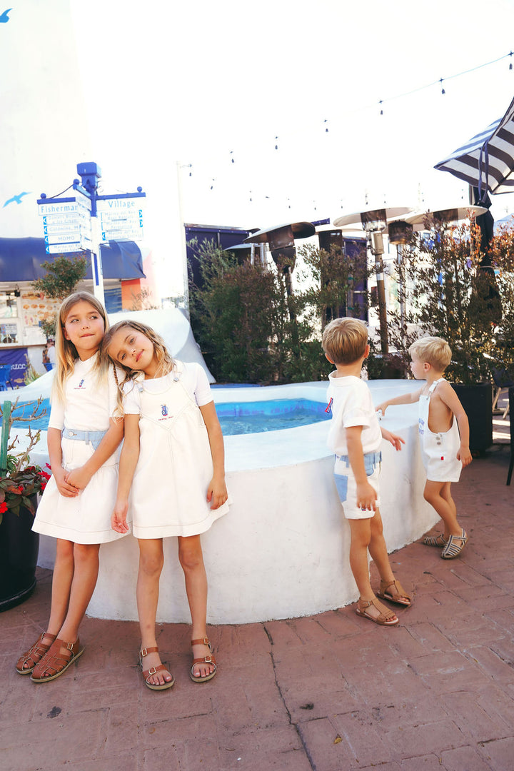 PREORDER 2621-GIRL GOLF SKIRT-WHITE