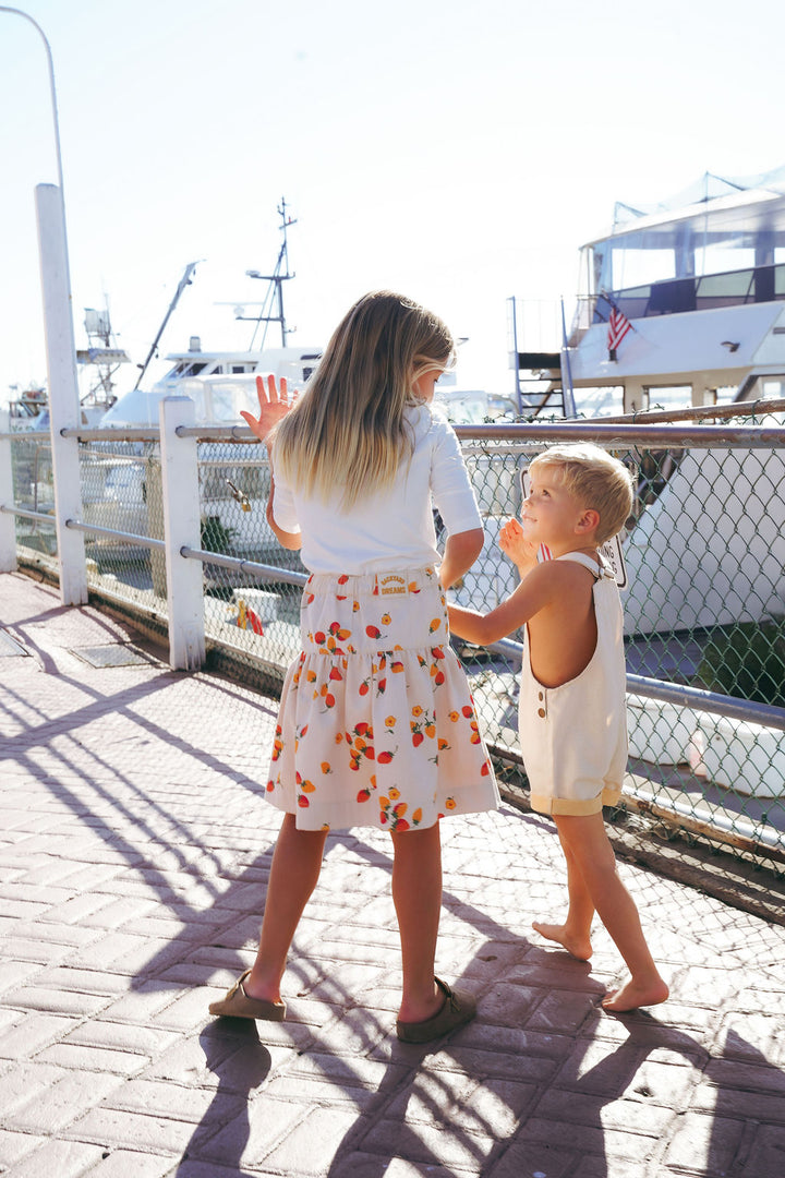 PREORDER 2621-GIRL STRAWBERRY SKIRT