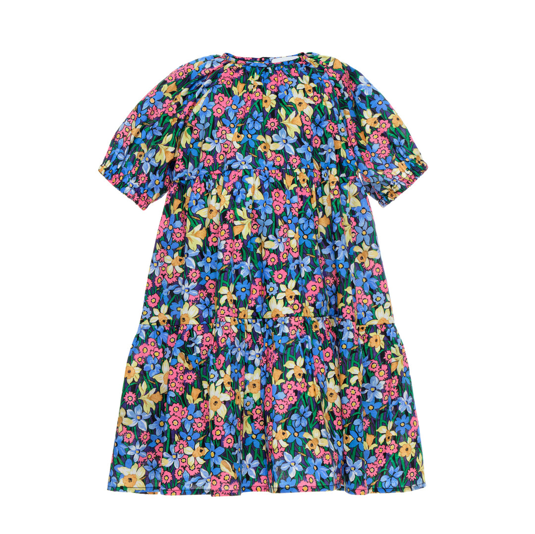 Madison Dress Cotton-Blue