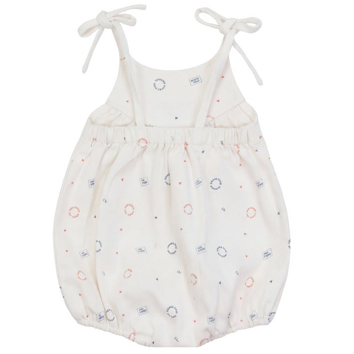 PREORDER 2626-BB GIRL GOLF ROMPER-WHITE