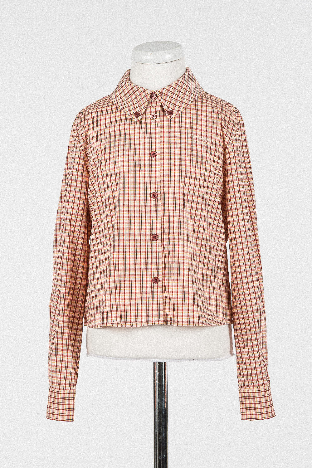 262GJ214A CAMICA IN POPLIN STRIPED - RIGA OFF WHITE/ANTRACITE
