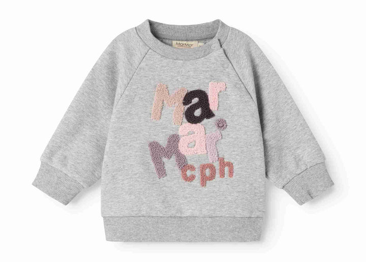 264-193-20 Theos Sweatshirt - Cloud Grey Logo