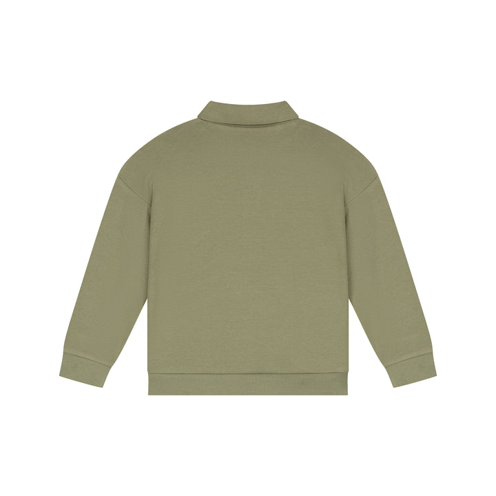 26407655 BOYS LONG SLEEVE POLO - Army