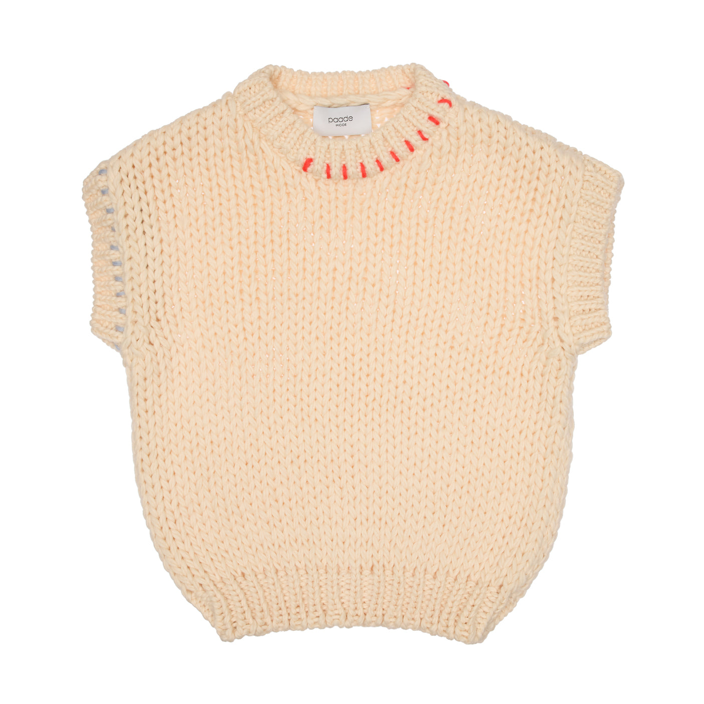 Special Edition Lennox Wool Vest Handmade Short - White – whoopikids