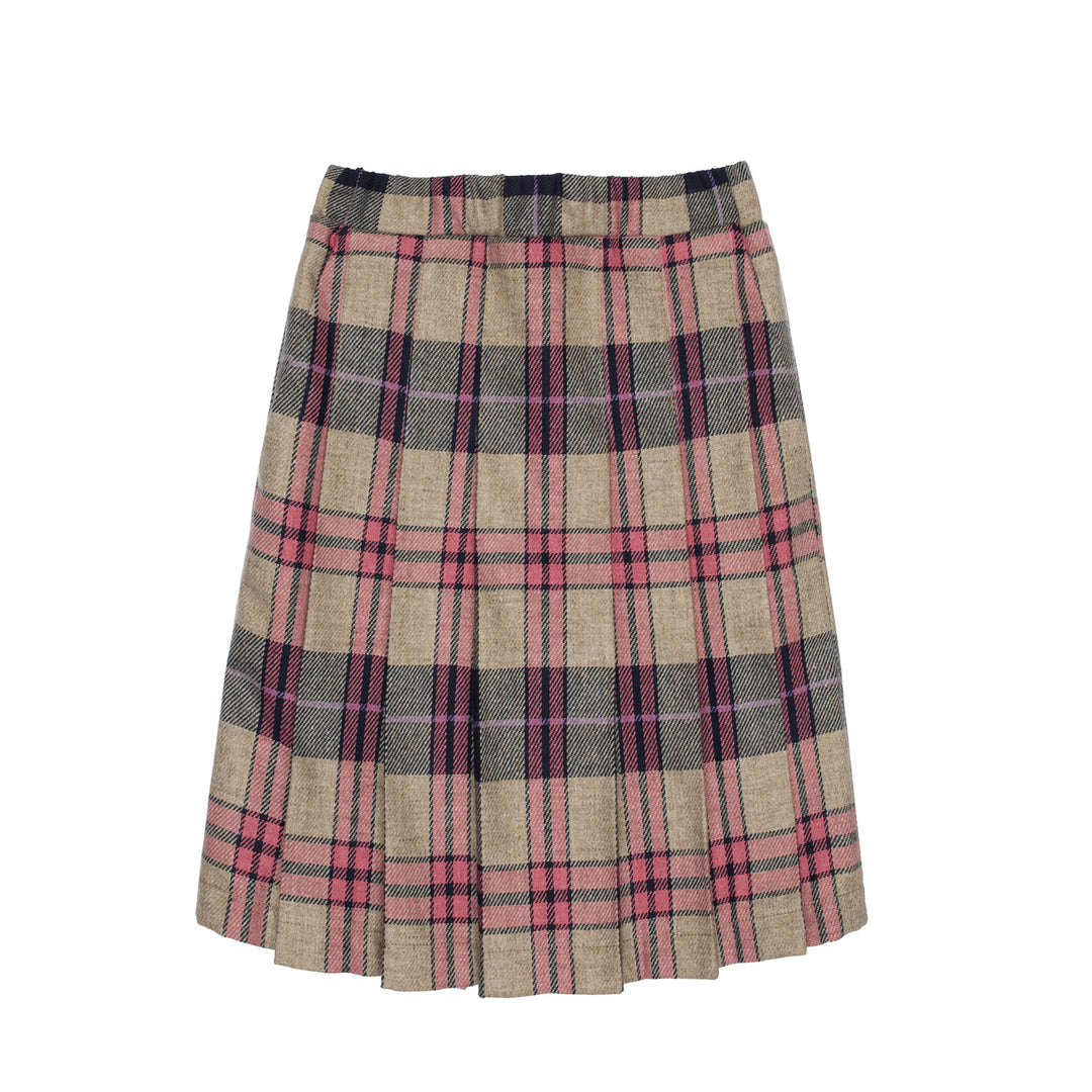 Harlow Cotton Long Skirt - Pink