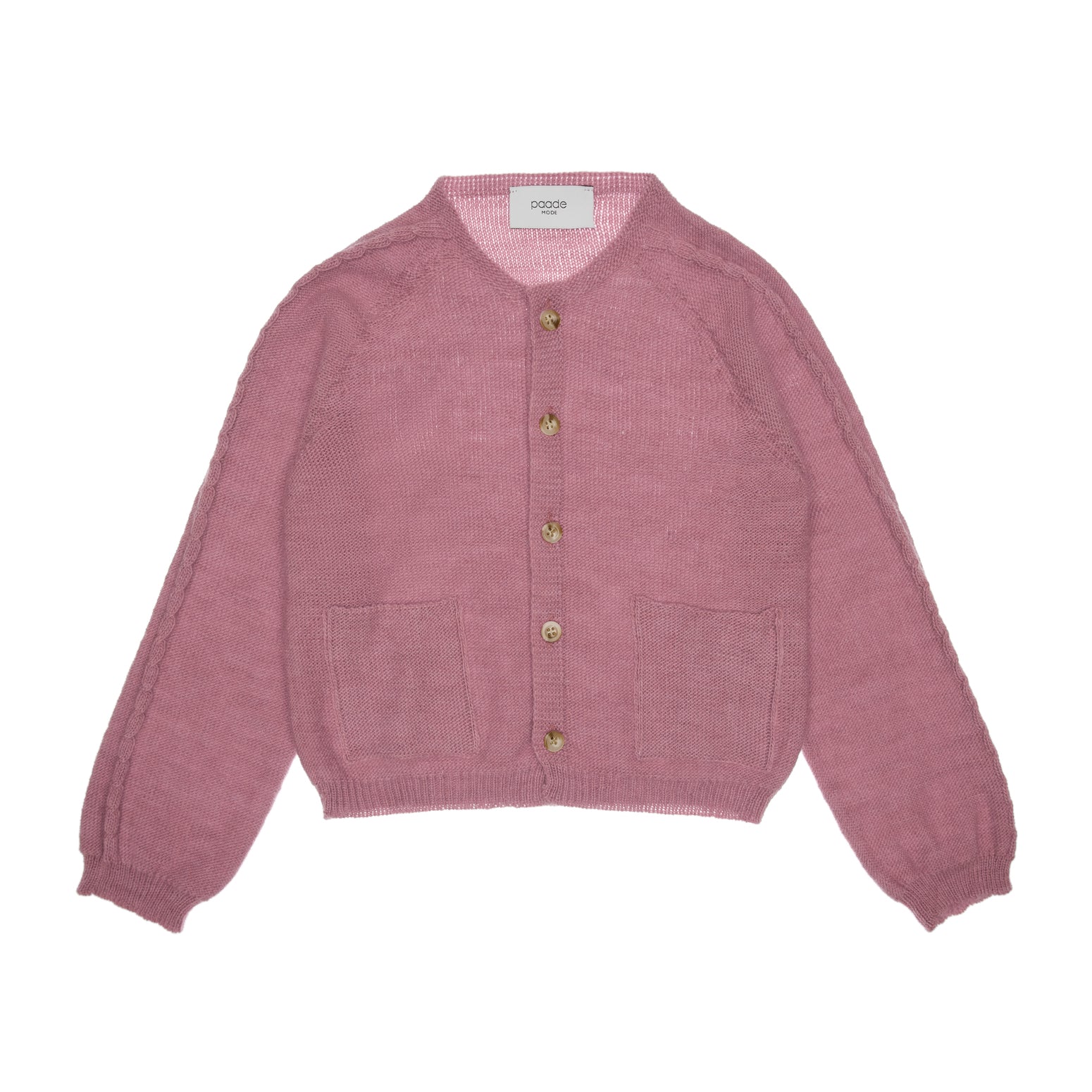 Phoenix Wool Cardigan with Pockets - Pink – whoopikids