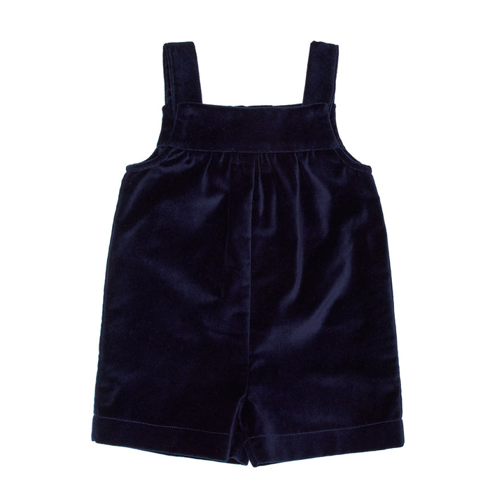 Haven Baby Romper Velvet - Dark Blue