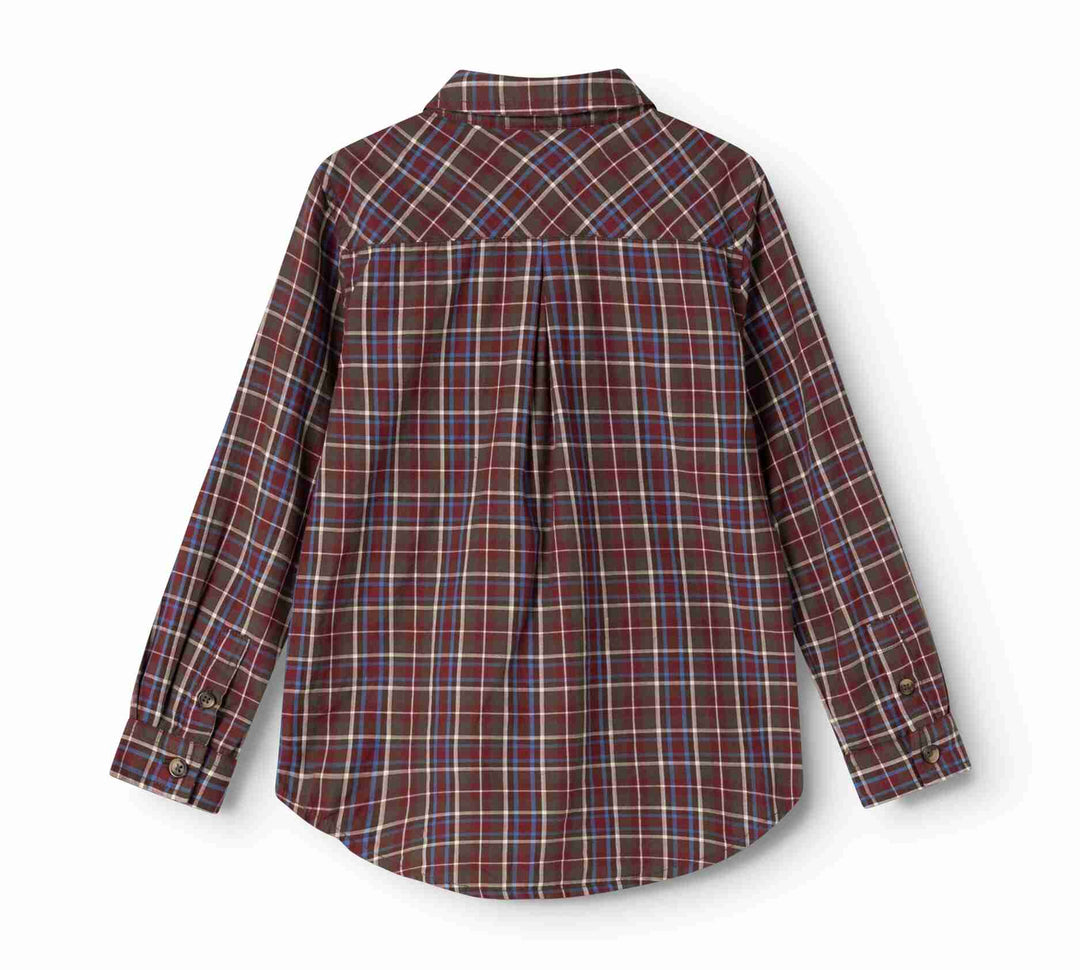 265-272-30 Tommy Shirt - Chocolate Check