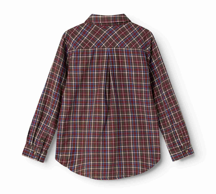 265-272-30 Tommy Shirt - Chocolate Check