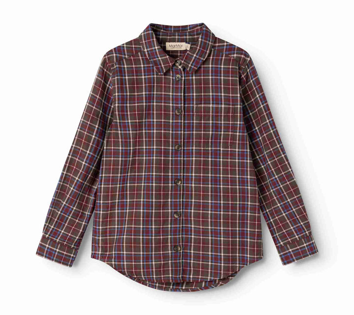 265-272-30 Tommy Shirt - Chocolate Check