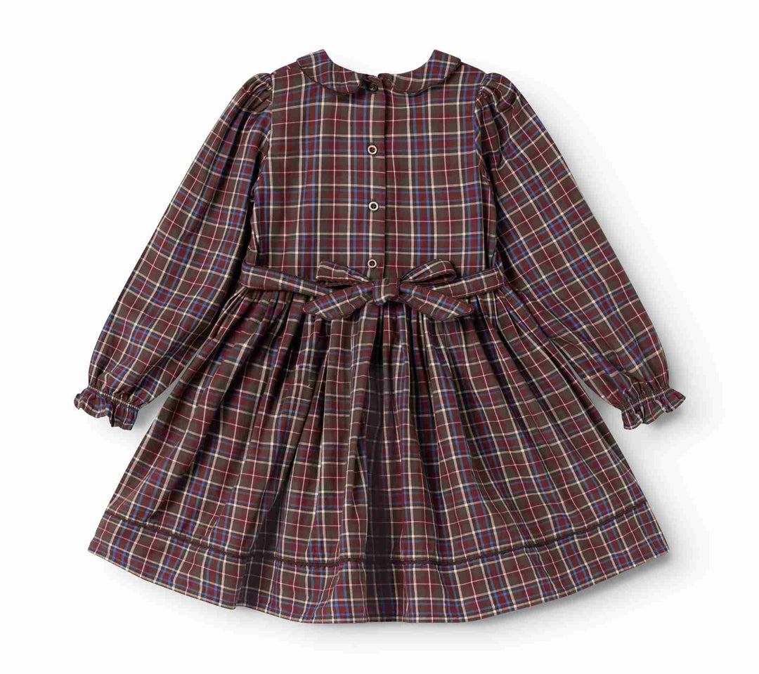 265-272-32 Darcel LS Dress - Chocolate Check