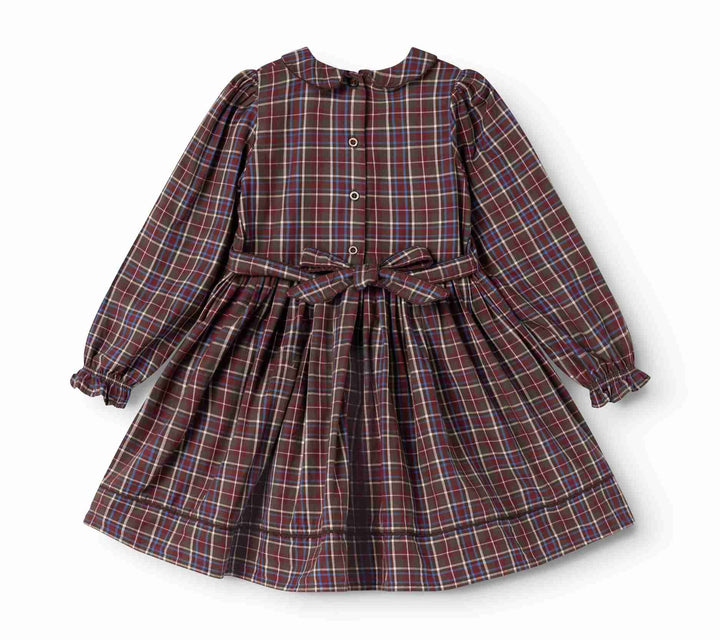 265-272-32 Darcel LS Dress - Chocolate Check